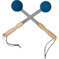 Fabrication Enterprises Bongers Percussion Massager, Blue, 1 Pair 14-1410